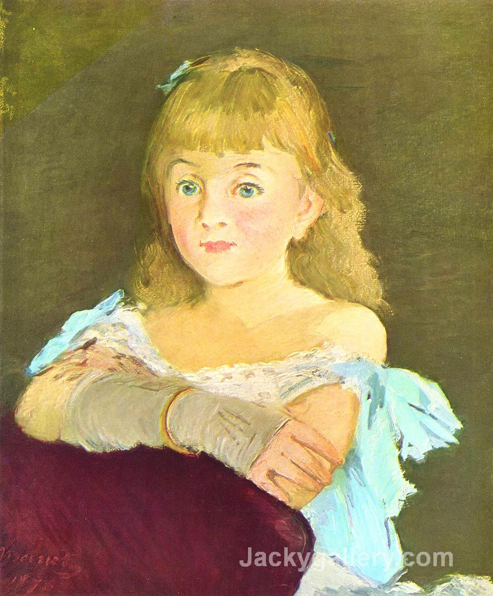 Portrait of Lina Campineanu by Edouard Manet paintings reproduction